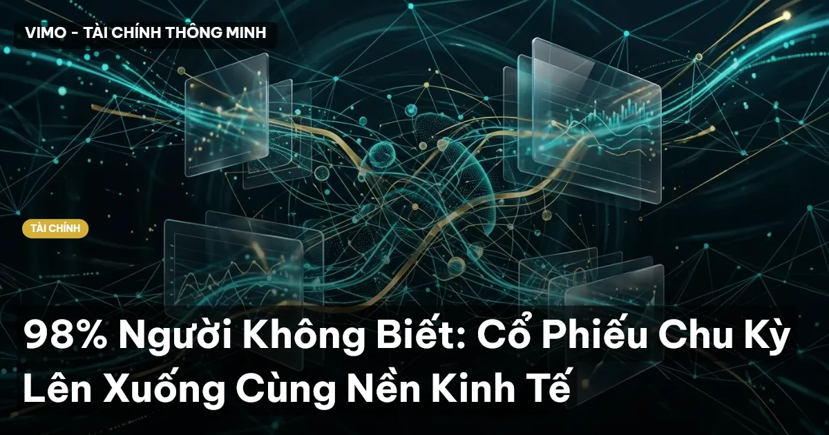 98% Người Không Biết: Cổ Phiếu Chu Kỳ Lên Xuống Cùng Nền Kinh Tế