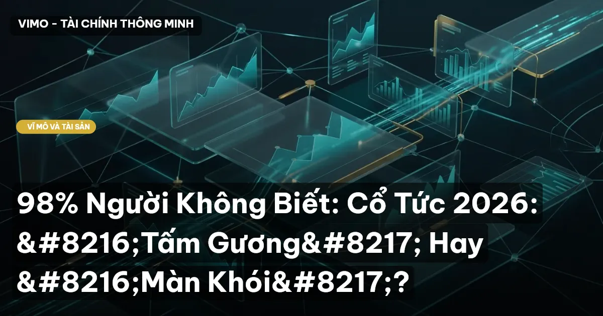 98% Người Không Biết: Cổ Tức 2026: ‘Tấm Gương’ Hay ‘Màn Khói’?