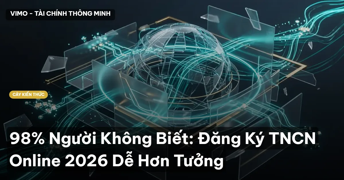98% Người Không Biết: Đăng Ký TNCN Online 2026 Dễ Hơn Tưởng