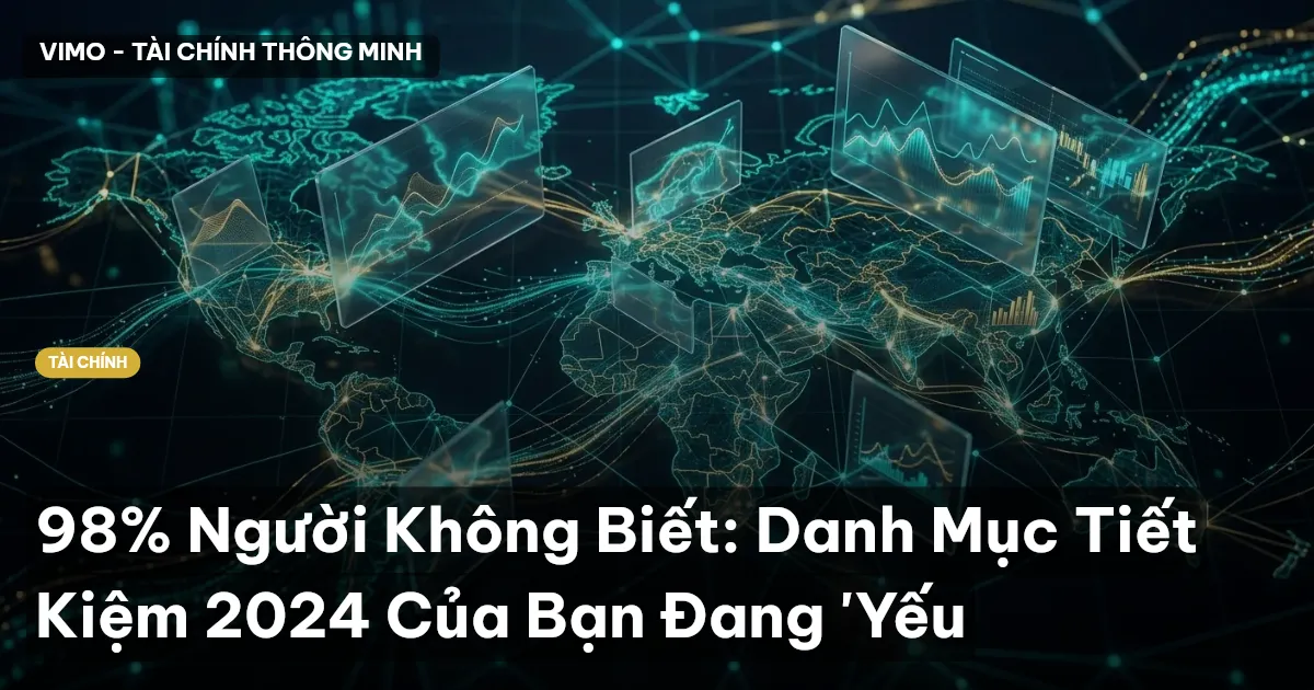 98% Người Không Biết: Danh Mục Tiết Kiệm 2024 Của Bạn Đang 'Yếu