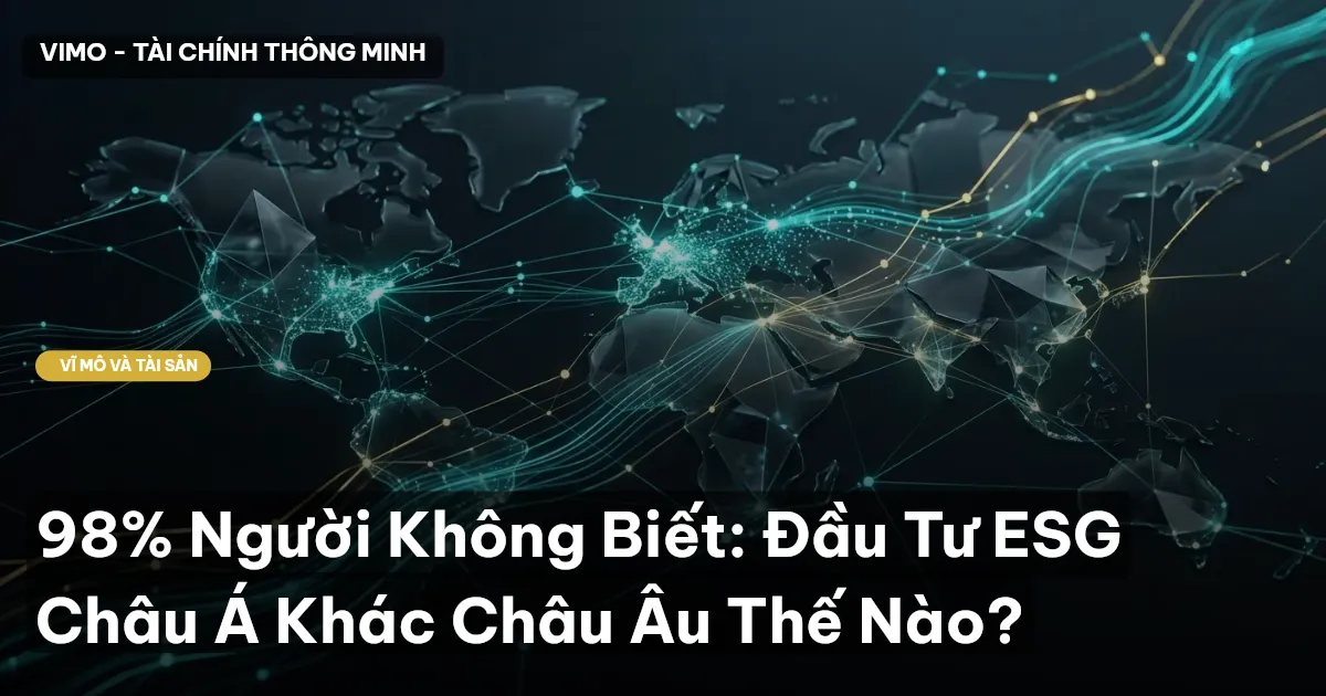 98% Người Không Biết: Đầu Tư ESG Châu Á Khác Châu Âu Thế Nào?