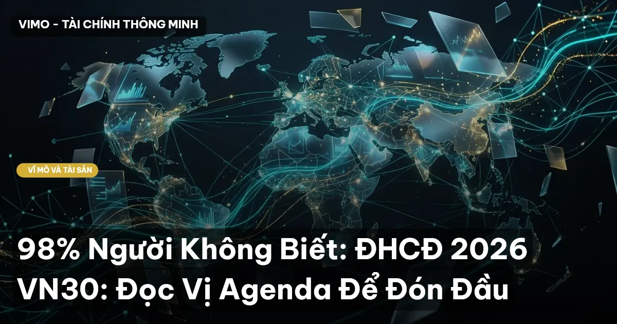 98% Người Không Biết: ĐHCĐ 2026 VN30: Đọc Vị Agenda Để Đón Đầu