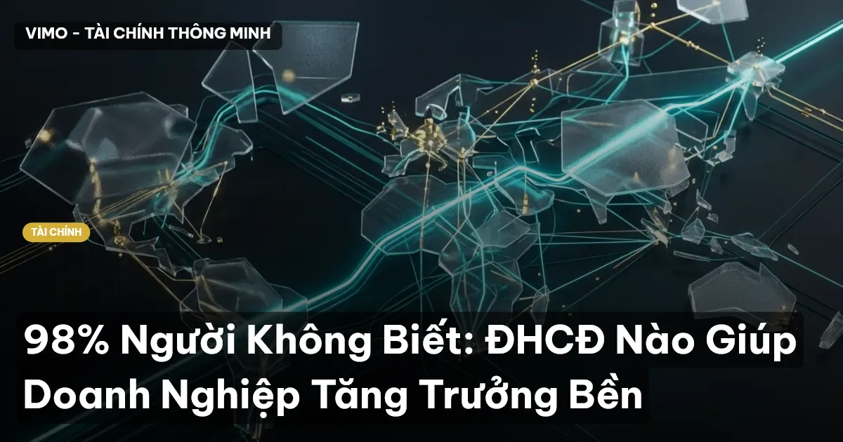 98% Người Không Biết: ĐHCĐ Nào Giúp Doanh Nghiệp Tăng Trưởng Bền
