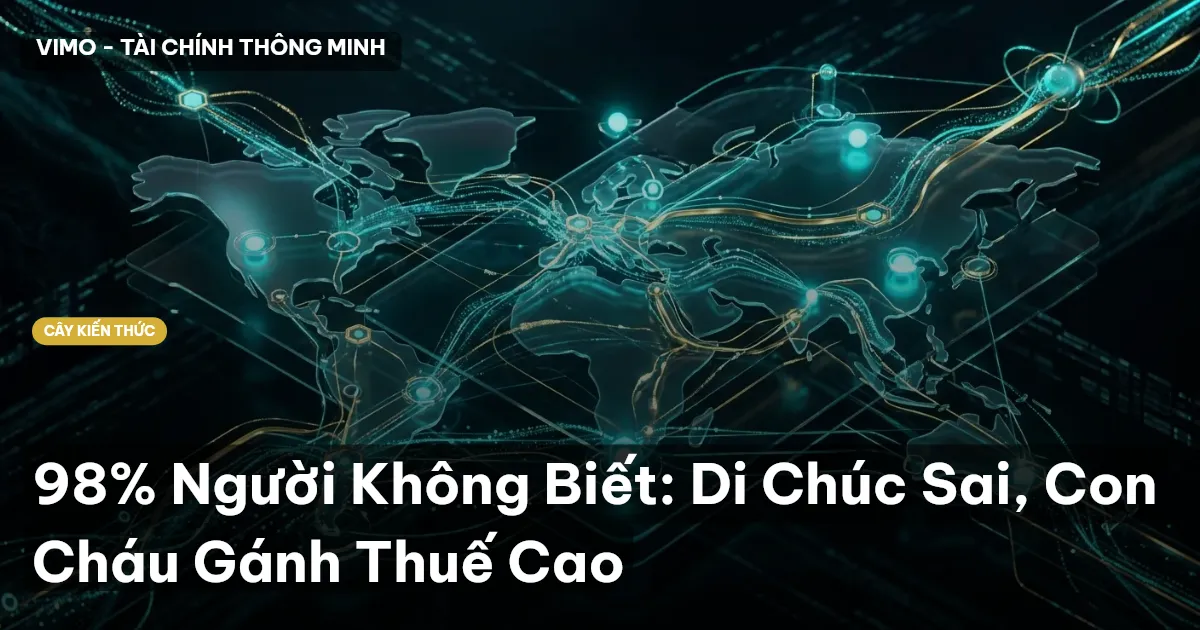 98% Người Không Biết: Di Chúc Sai, Con Cháu Gánh Thuế Cao