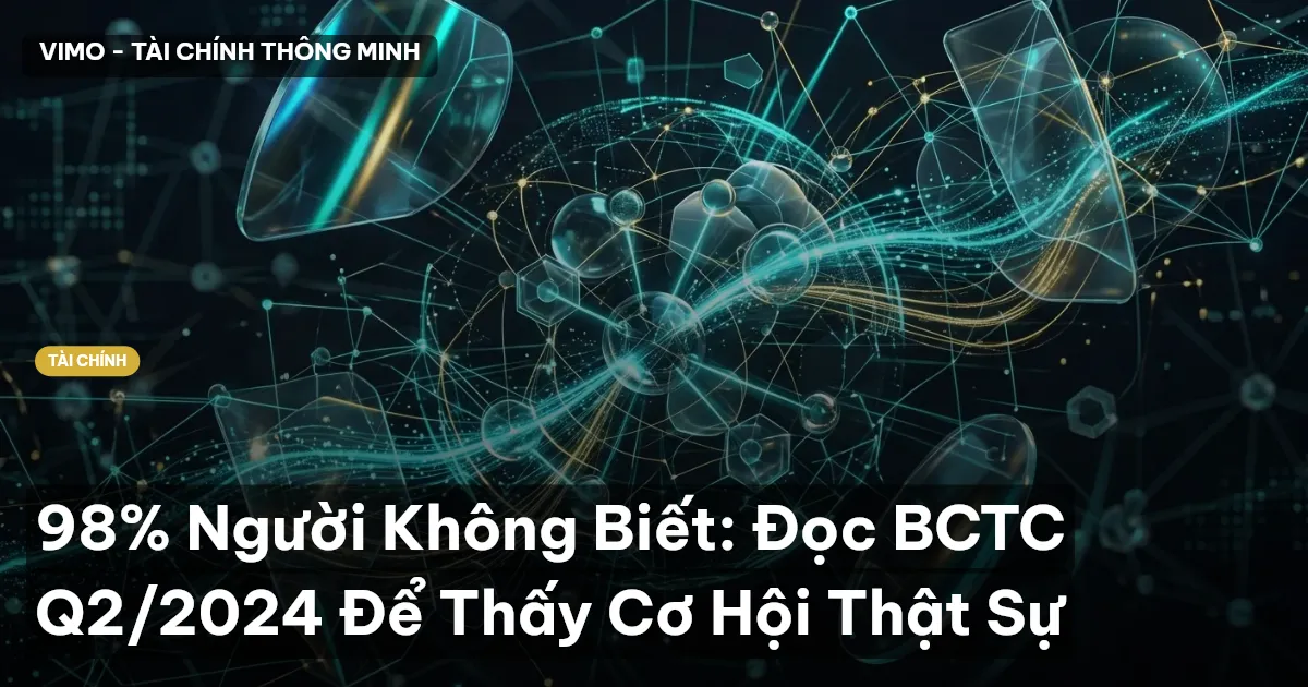 98% Người Không Biết: Đọc BCTC Q2/2024 Để Thấy Cơ Hội Thật Sự
