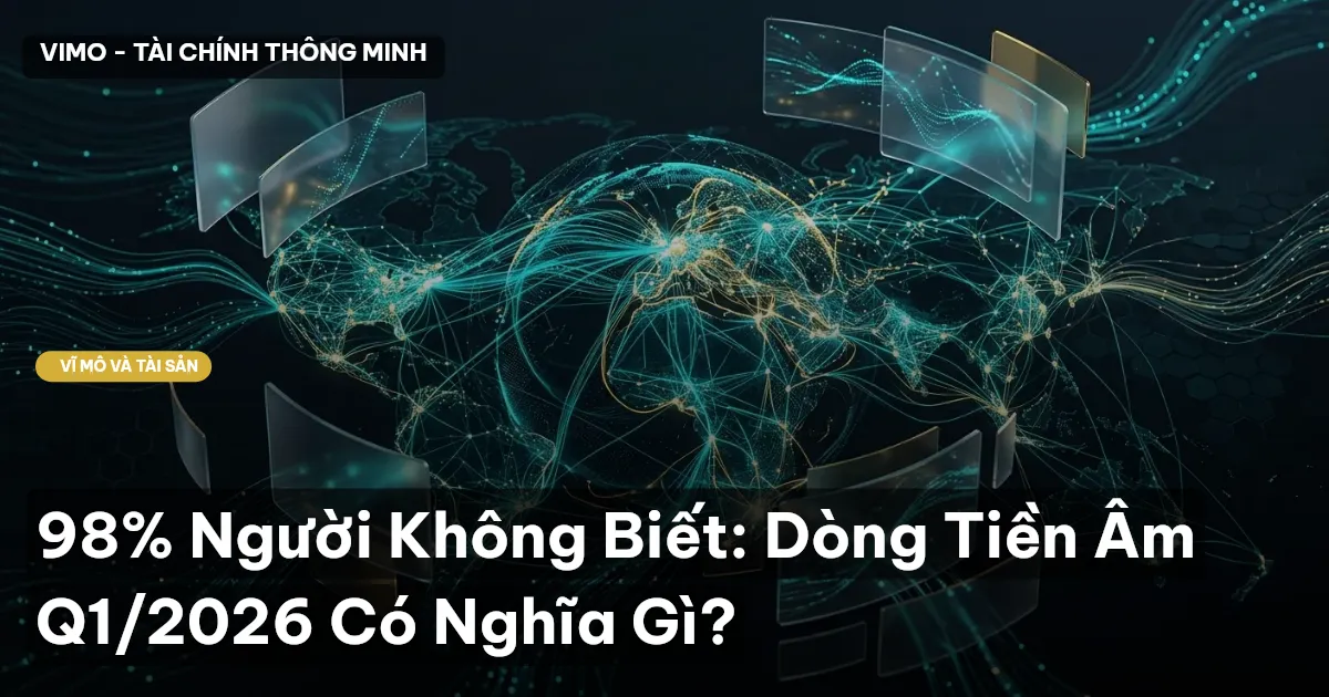 98% Người Không Biết: Dòng Tiền Âm Q1/2026 Có Nghĩa Gì?