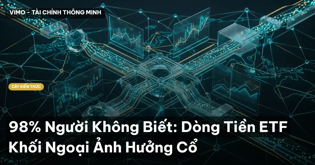 98% Người Không Biết: Dòng Tiền ETF Khối Ngoại Ảnh Hưởng Cổ