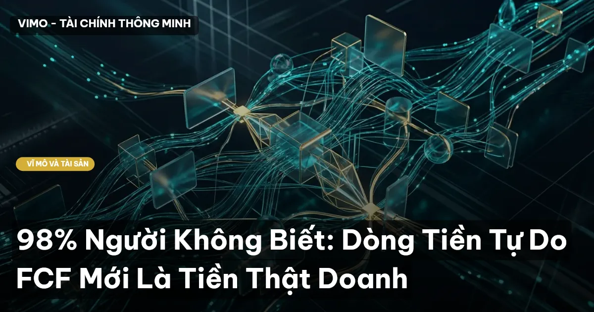 98% Người Không Biết: Dòng Tiền Tự Do FCF Mới Là Tiền Thật Doanh