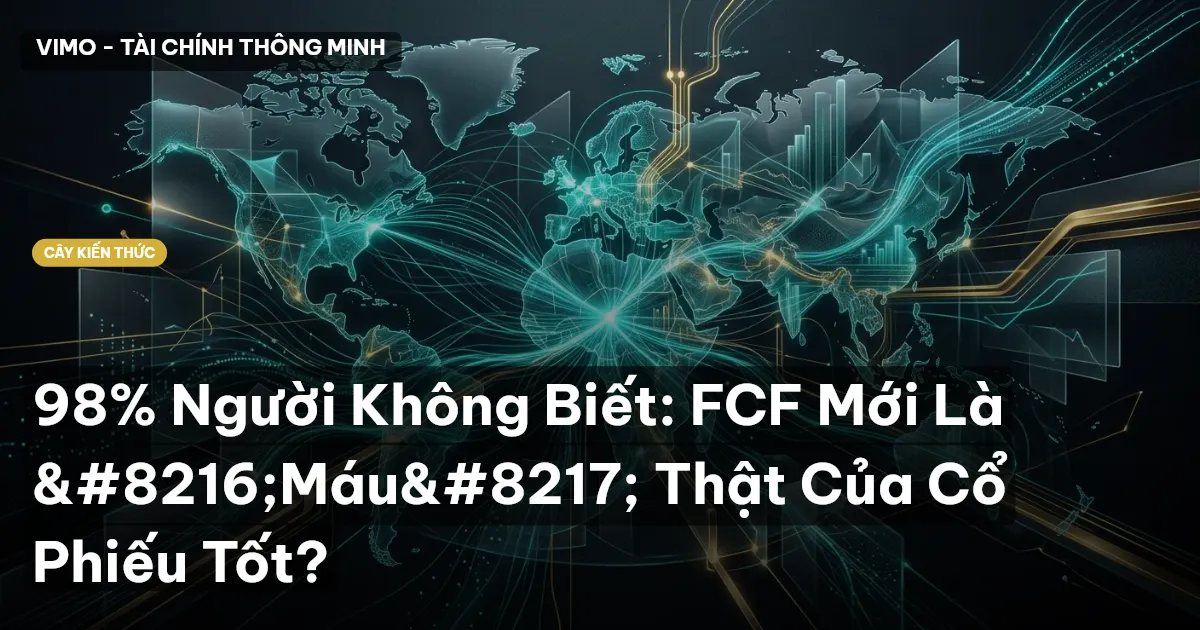 98% Người Không Biết: FCF Mới Là ‘Máu’ Thật Của Cổ Phiếu Tốt?