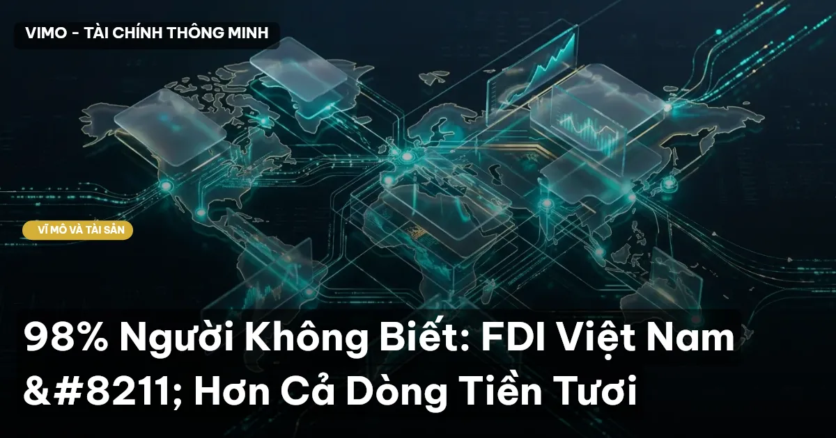98% Người Không Biết: FDI Việt Nam – Hơn Cả Dòng Tiền Tươi