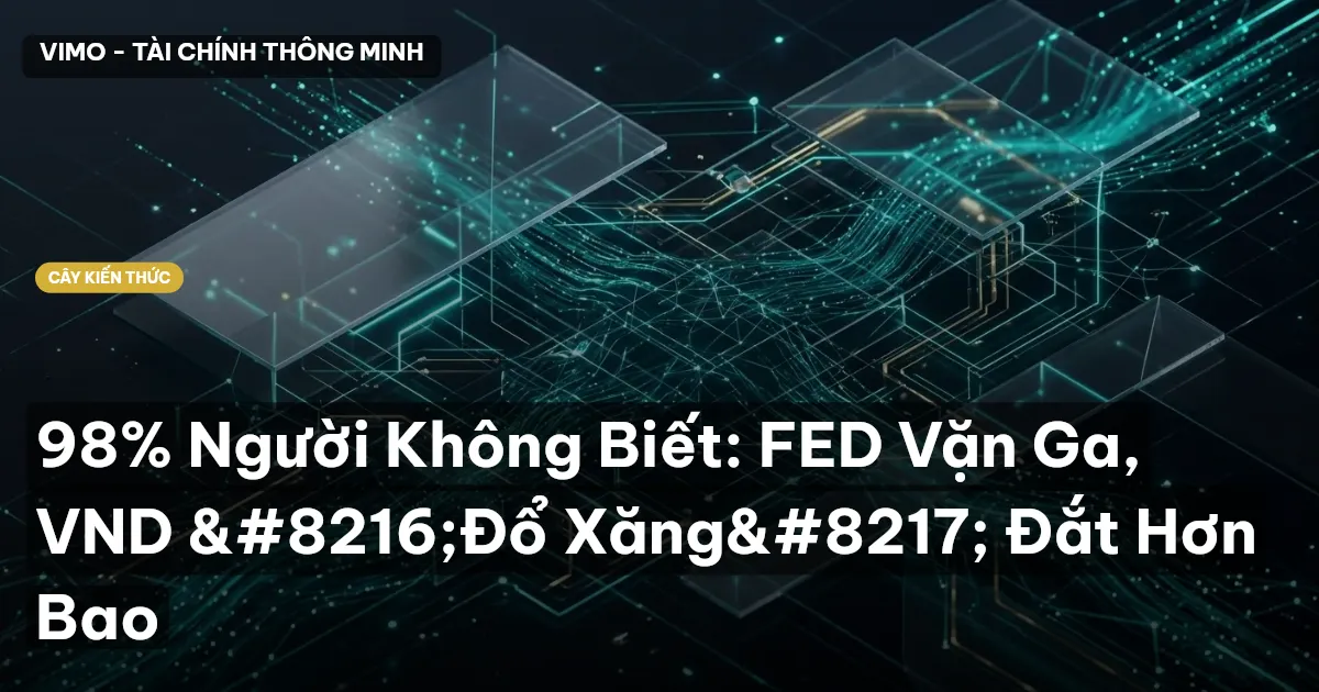 98% Người Không Biết: FED Vặn Ga, VND ‘Đổ Xăng’ Đắt Hơn Bao