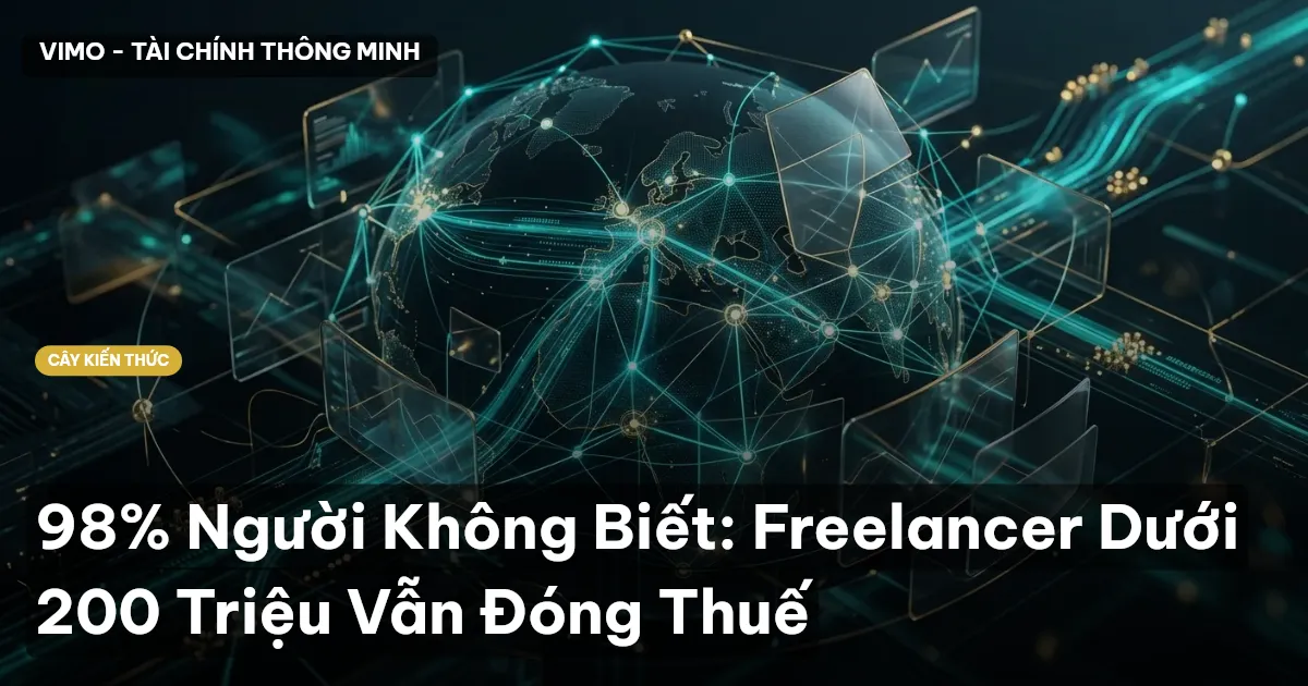98% Người Không Biết: Freelancer Dưới 200 Triệu Vẫn Đóng Thuế