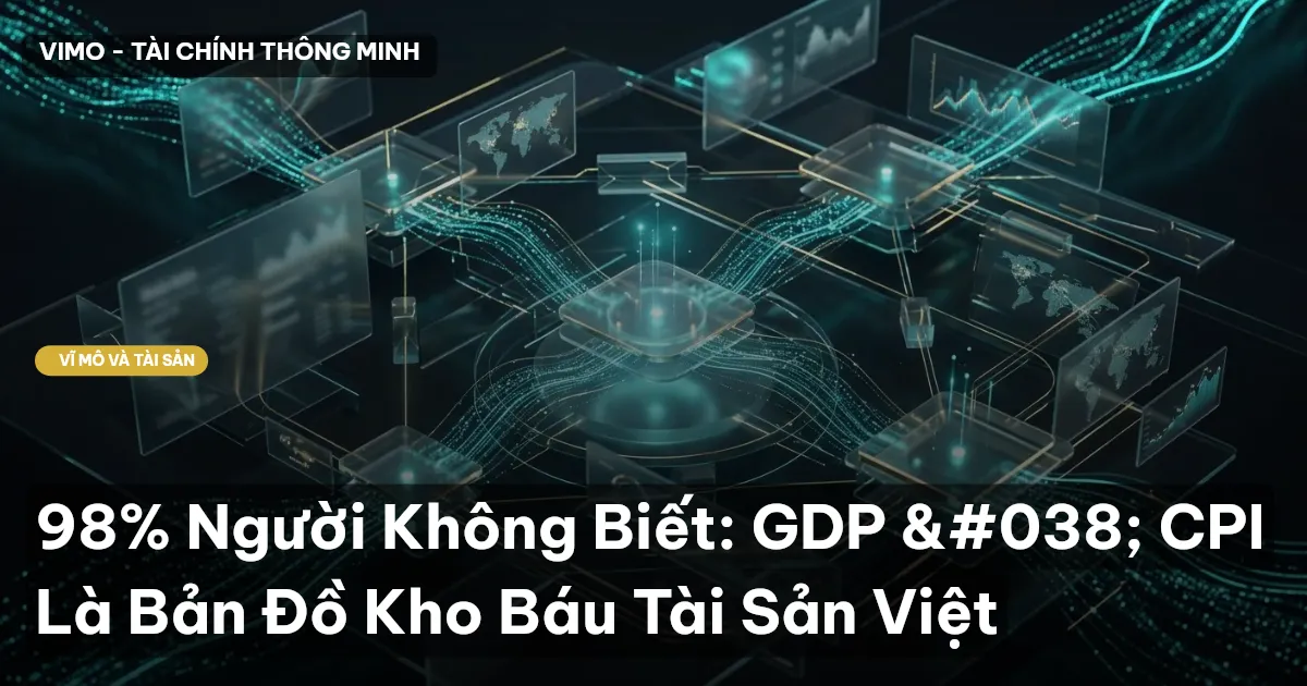 98% Người Không Biết: GDP & CPI Là Bản Đồ Kho Báu Tài Sản Việt