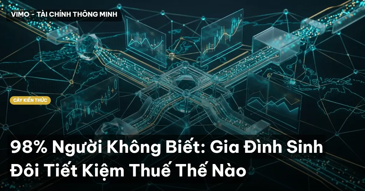 98% Người Không Biết: Gia Đình Sinh Đôi Tiết Kiệm Thuế Thế Nào