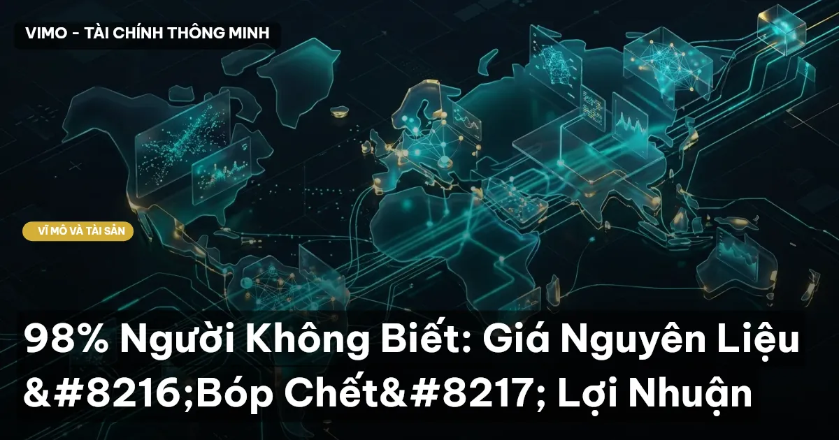 98% Người Không Biết: Giá Nguyên Liệu ‘Bóp Chết’ Lợi Nhuận