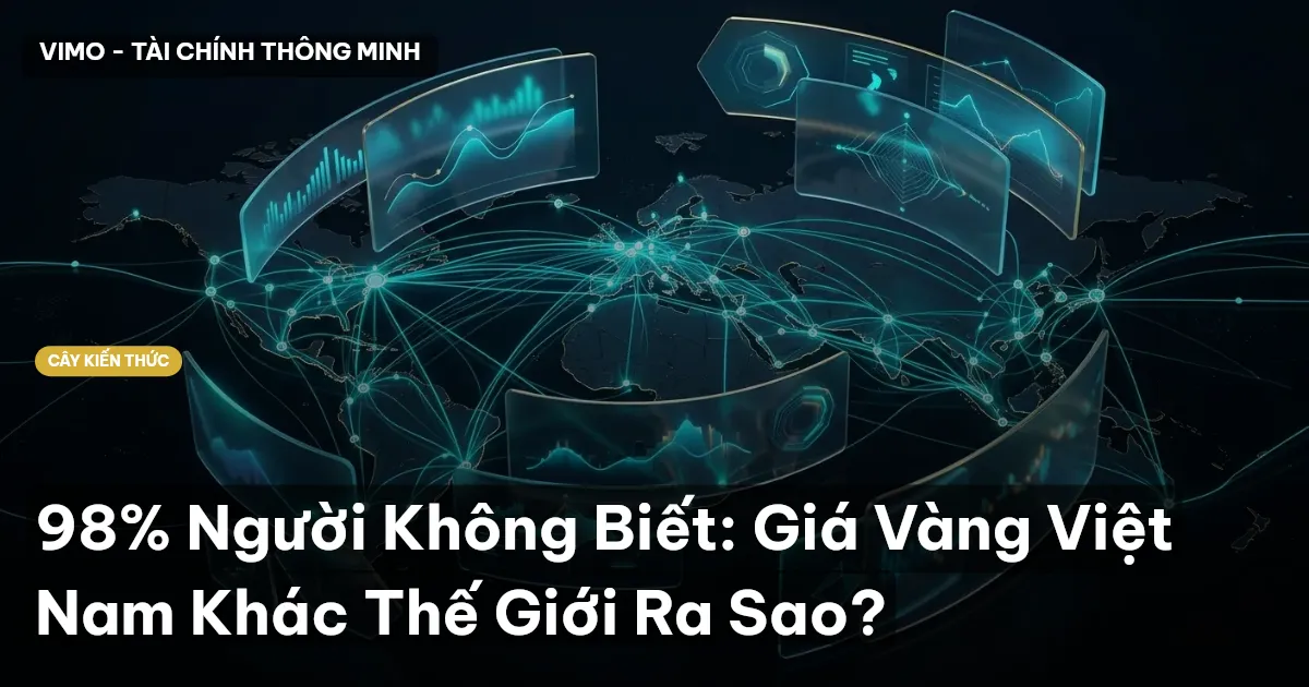 98% Người Không Biết: Giá Vàng Việt Nam Khác Thế Giới Ra Sao?