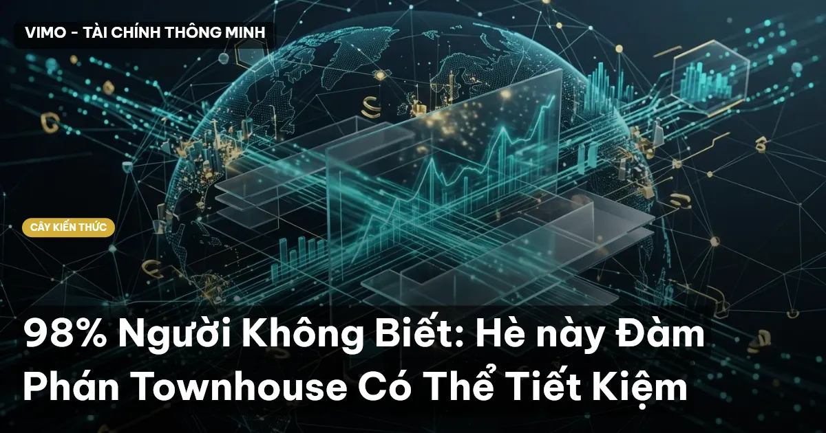98% Người Không Biết: Hè này Đàm Phán Townhouse Có Thể Tiết Kiệm
