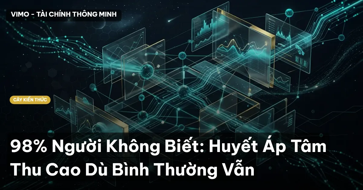 98% Người Không Biết: Huyết Áp Tâm Thu Cao Dù Bình Thường Vẫn