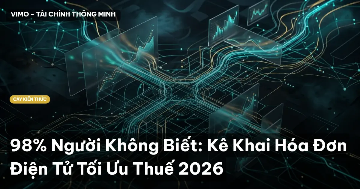 98% Người Không Biết: Kê Khai Hóa Đơn Điện Tử Tối Ưu Thuế 2026