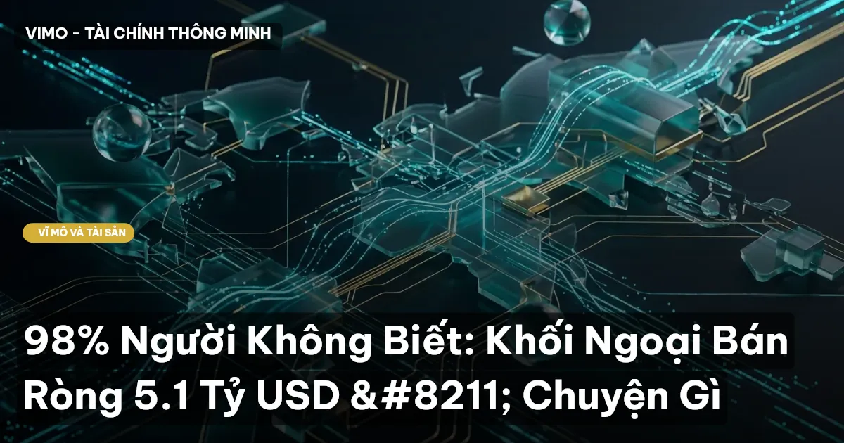 98% Người Không Biết: Khối Ngoại Bán Ròng 5.1 Tỷ USD – Chuyện Gì
