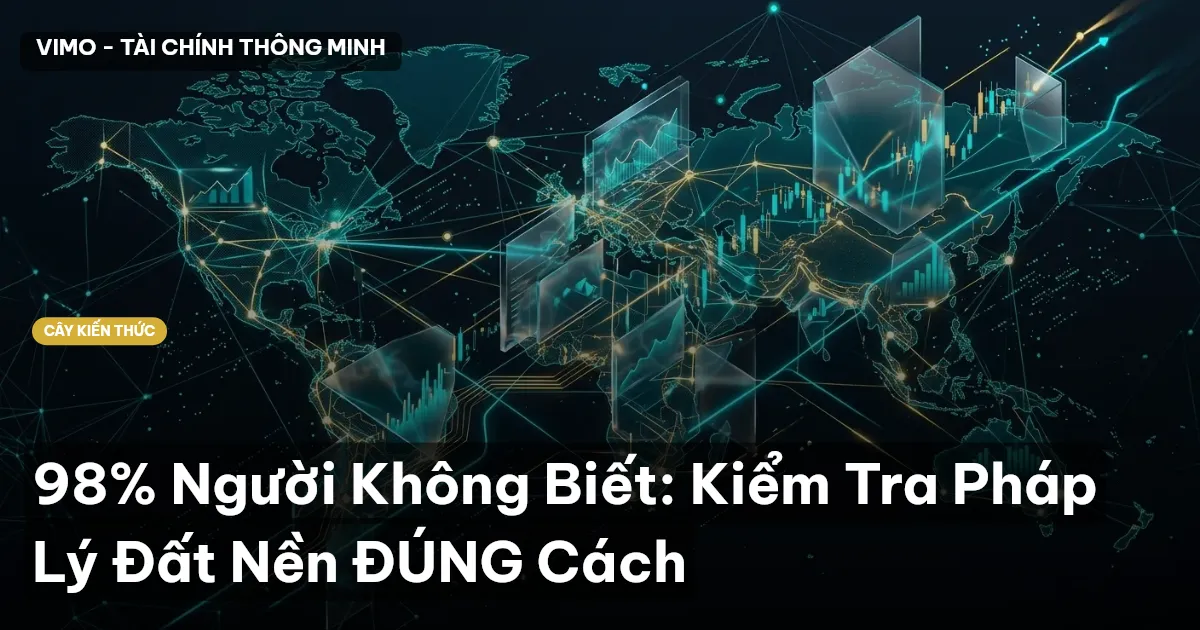 98% Người Không Biết: Kiểm Tra Pháp Lý Đất Nền ĐÚNG Cách