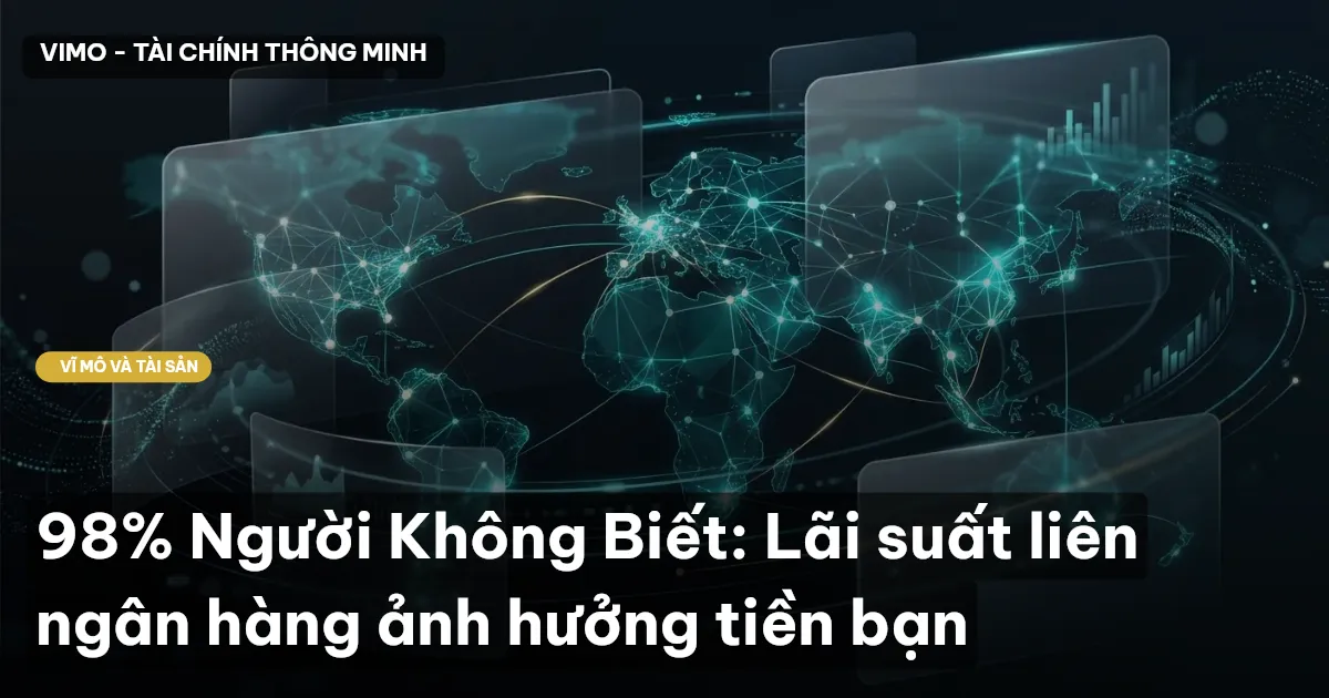 98% Người Không Biết: Lãi suất liên ngân hàng ảnh hưởng tiền bạn
