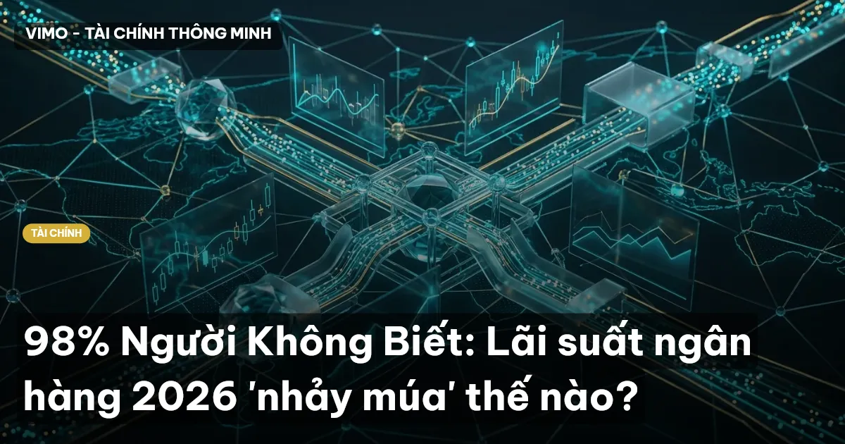 98% Người Không Biết: Lãi suất ngân hàng 2026 'nhảy múa' thế nào?