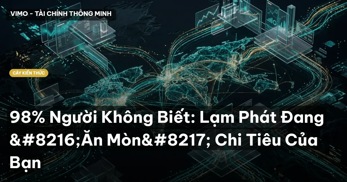 98% Người Không Biết: Lạm Phát Đang ‘Ăn Mòn’ Chi Tiêu Của Bạn