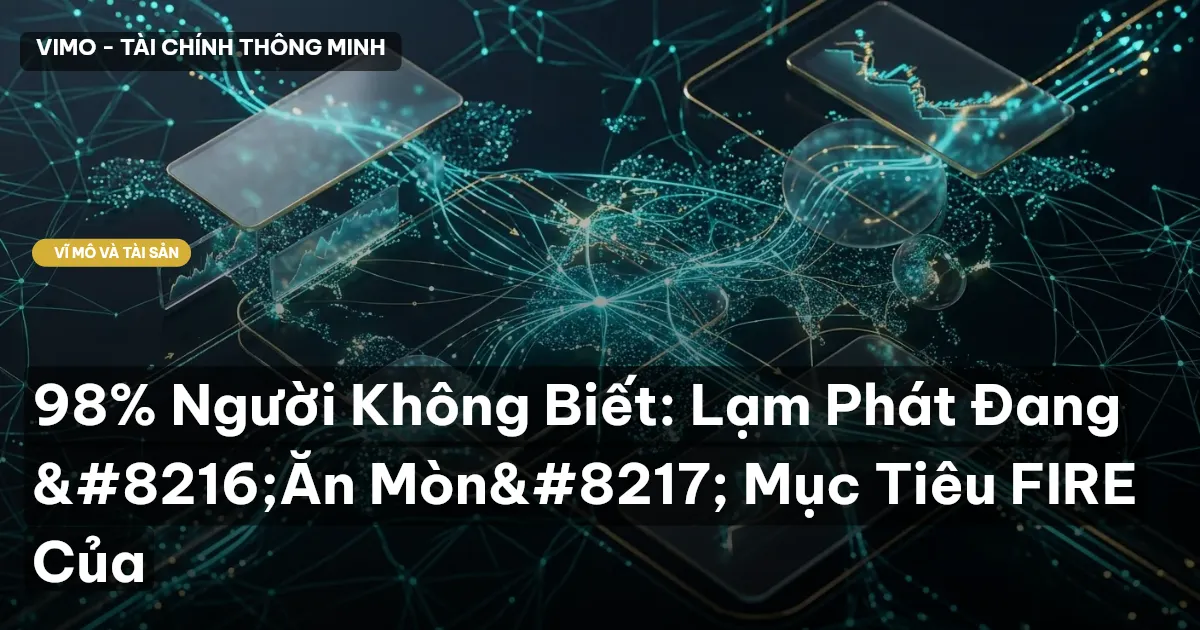 98% Người Không Biết: Lạm Phát Đang ‘Ăn Mòn’ Mục Tiêu FIRE Của