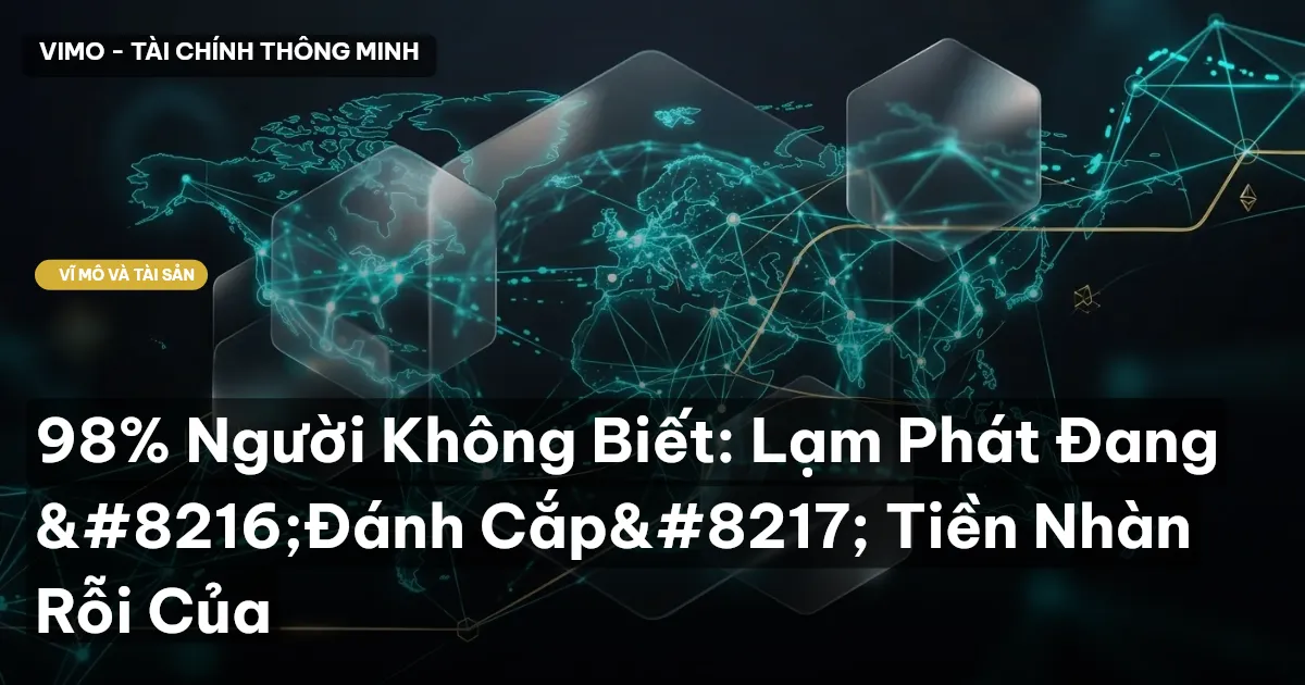 98% Người Không Biết: Lạm Phát Đang ‘Đánh Cắp’ Tiền Nhàn Rỗi Của