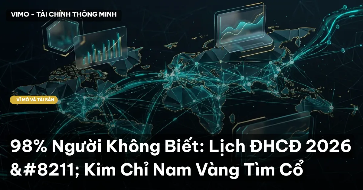 98% Người Không Biết: Lịch ĐHCĐ 2026 – Kim Chỉ Nam Vàng Tìm Cổ