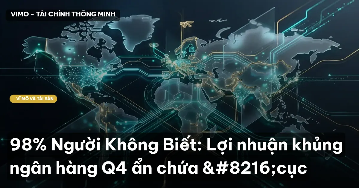 98% Người Không Biết: Lợi nhuận khủng ngân hàng Q4 ẩn chứa ‘cục