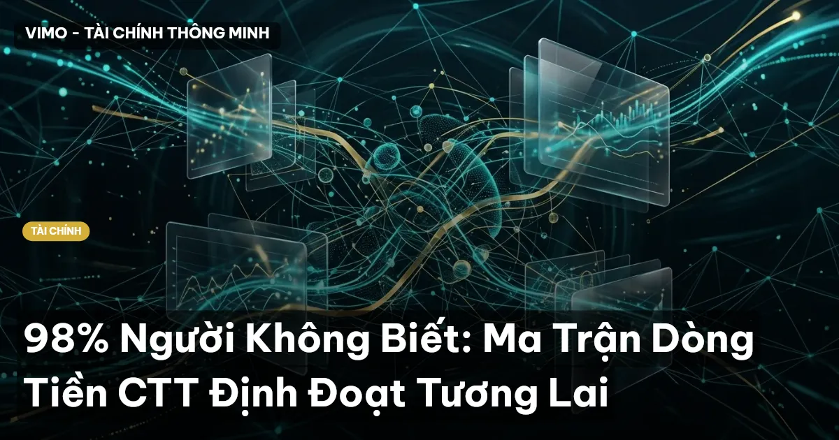 98% Người Không Biết: Ma Trận Dòng Tiền CTT Định Đoạt Tương Lai