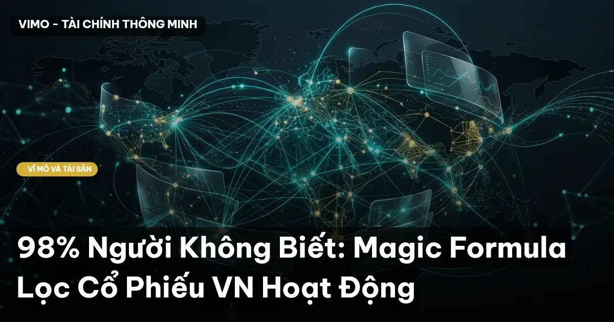 98% Người Không Biết: Magic Formula Lọc Cổ Phiếu VN Hoạt Động