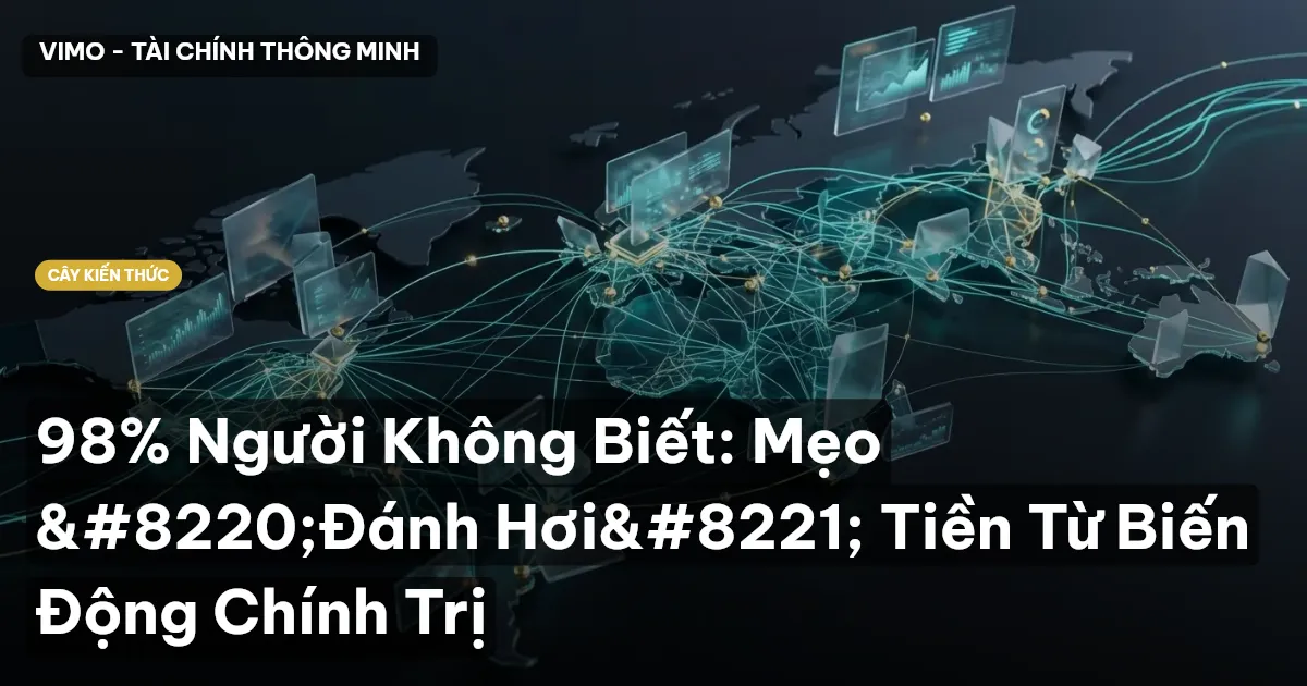 98% Người Không Biết: Mẹo “Đánh Hơi” Tiền Từ Biến Động Chính Trị