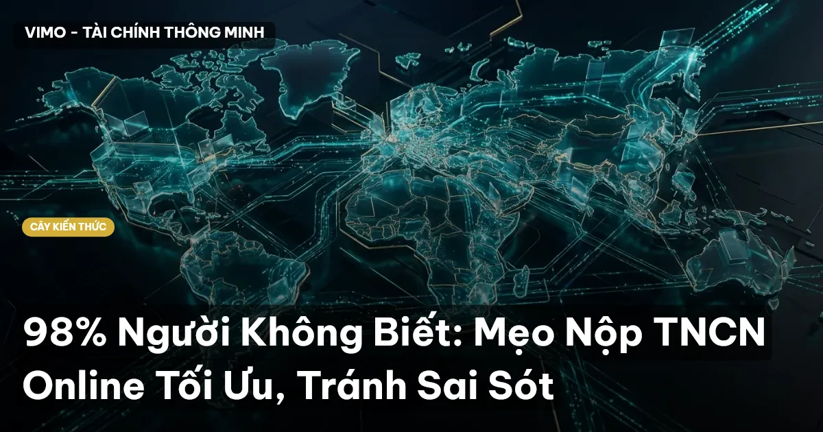 98% Người Không Biết: Mẹo Nộp TNCN Online Tối Ưu, Tránh Sai Sót