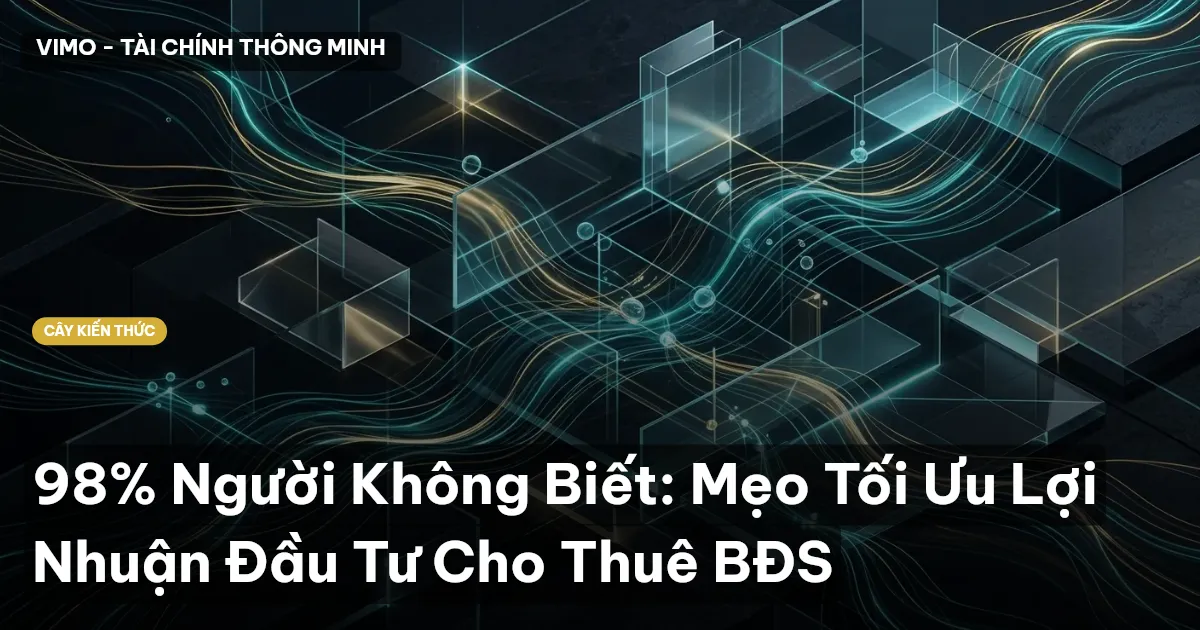 98% Người Không Biết: Mẹo Tối Ưu Lợi Nhuận Đầu Tư Cho Thuê BĐS