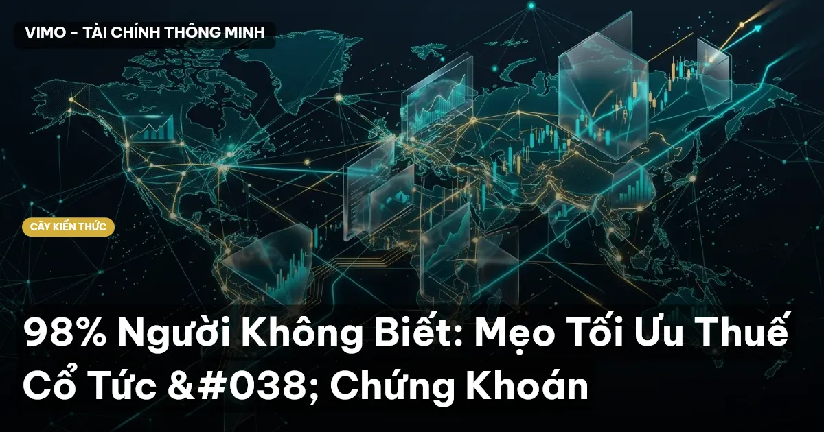 98% Người Không Biết: Mẹo Tối Ưu Thuế Cổ Tức & Chứng Khoán
