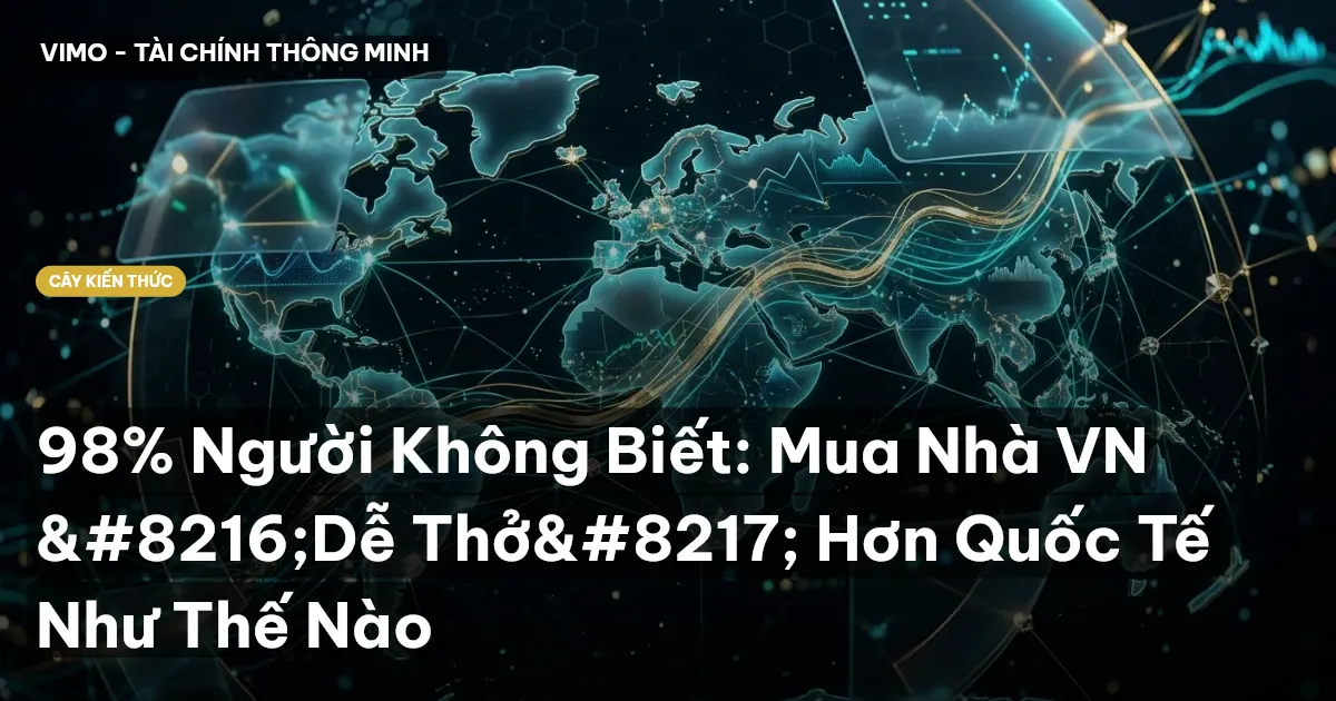 98% Người Không Biết: Mua Nhà VN ‘Dễ Thở’ Hơn Quốc Tế Như Thế Nào