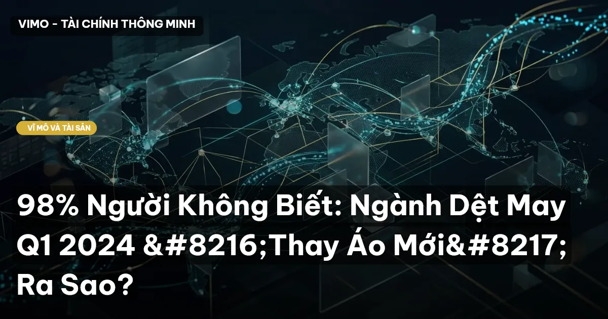 98% Người Không Biết: Ngành Dệt May Q1 2024 ‘Thay Áo Mới’ Ra Sao?