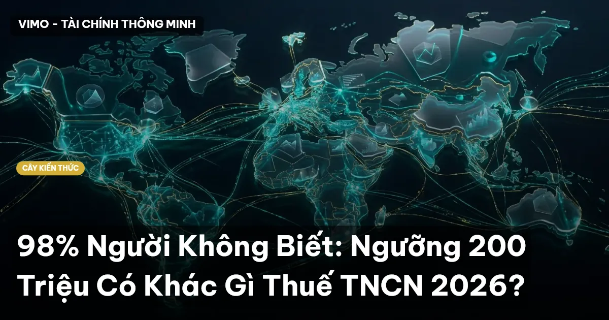 98% Người Không Biết: Ngưỡng 200 Triệu Có Khác Gì Thuế TNCN 2026?