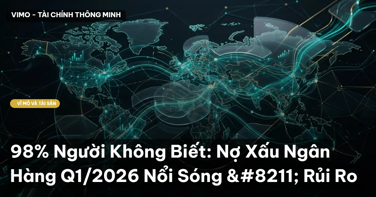 98% Người Không Biết: Nợ Xấu Ngân Hàng Q1/2026 Nổi Sóng – Rủi Ro