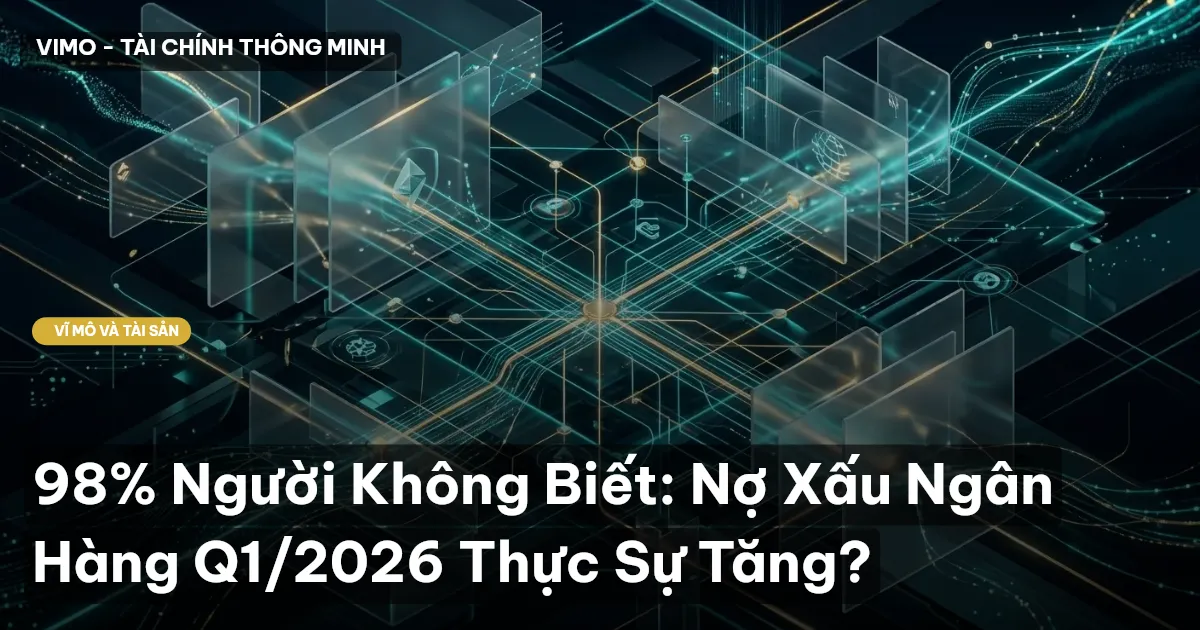 98% Người Không Biết: Nợ Xấu Ngân Hàng Q1/2026 Thực Sự Tăng?
