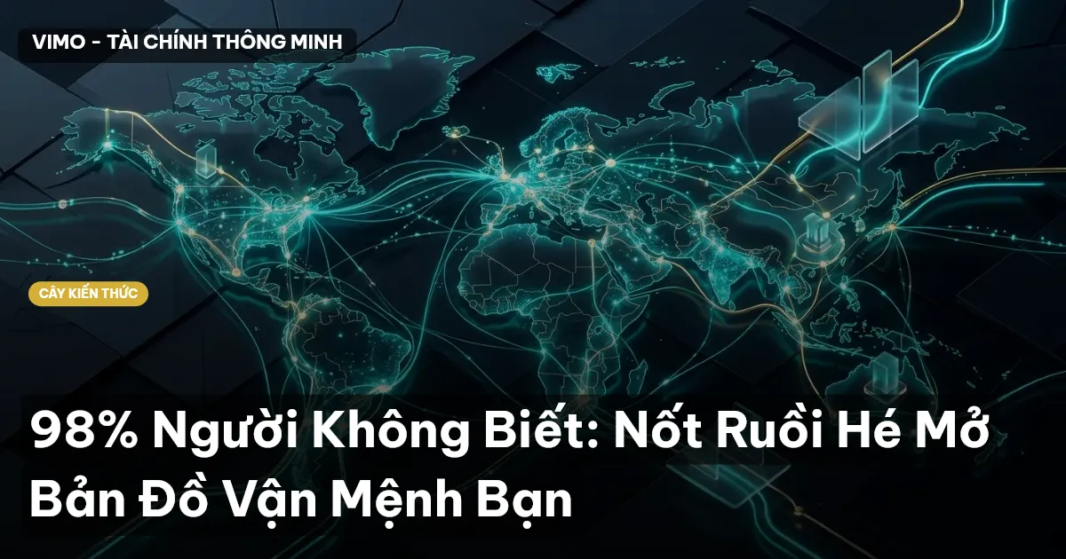 98% Người Không Biết: Nốt Ruồi Hé Mở Bản Đồ Vận Mệnh Bạn