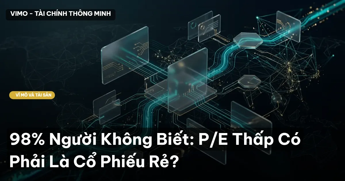 98% Người Không Biết: P/E Thấp Có Phải Là Cổ Phiếu Rẻ?