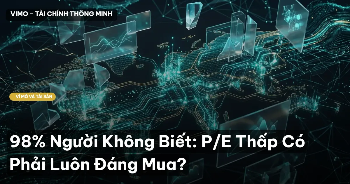 98% Người Không Biết: P/E Thấp Có Phải Luôn Đáng Mua?