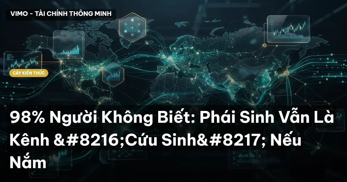 98% Người Không Biết: Phái Sinh Vẫn Là Kênh ‘Cứu Sinh’ Nếu Nắm