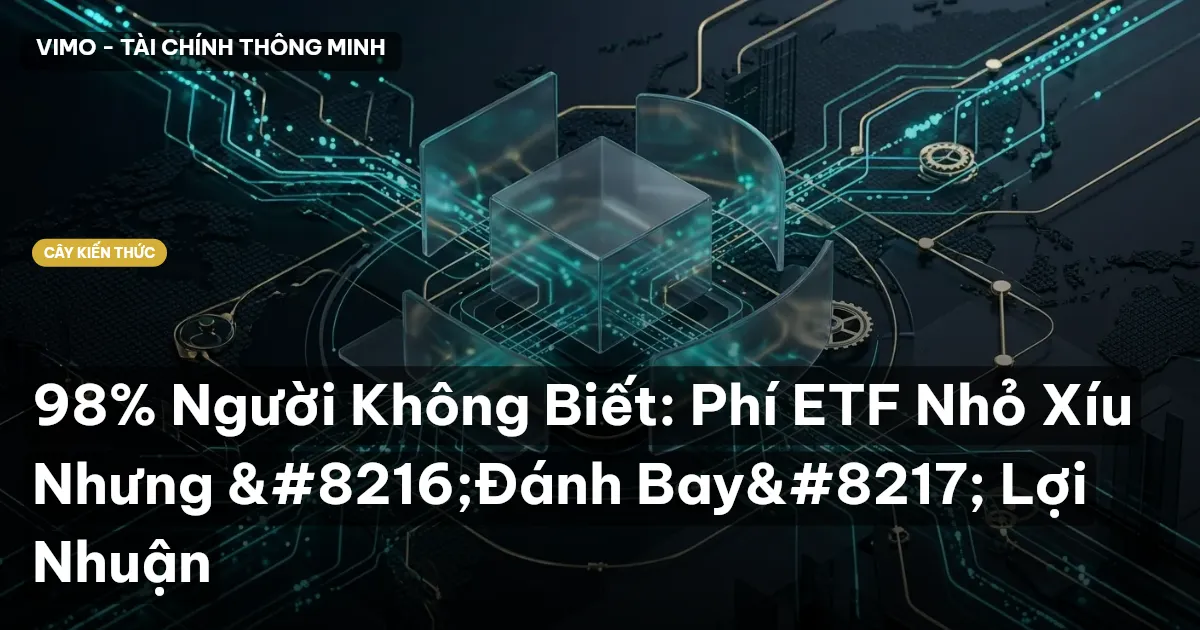 98% Người Không Biết: Phí ETF Nhỏ Xíu Nhưng ‘Đánh Bay’ Lợi Nhuận