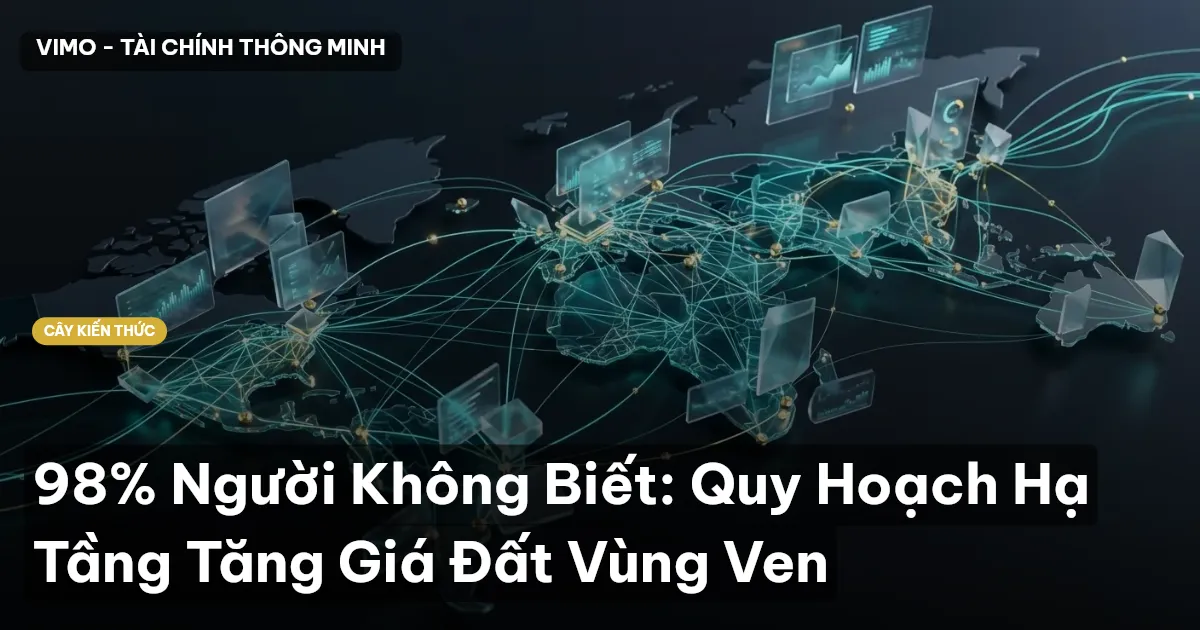 98% Người Không Biết: Quy Hoạch Hạ Tầng Tăng Giá Đất Vùng Ven