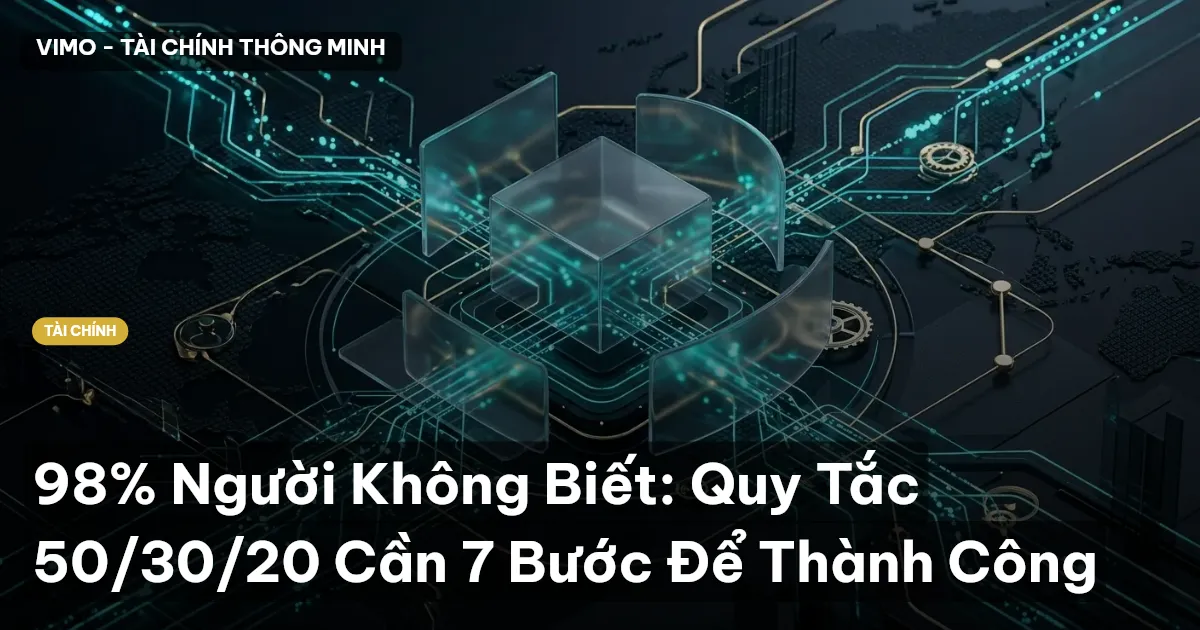 98% Người Không Biết: Quy Tắc 50/30/20 Cần 7 Bước Để Thành Công